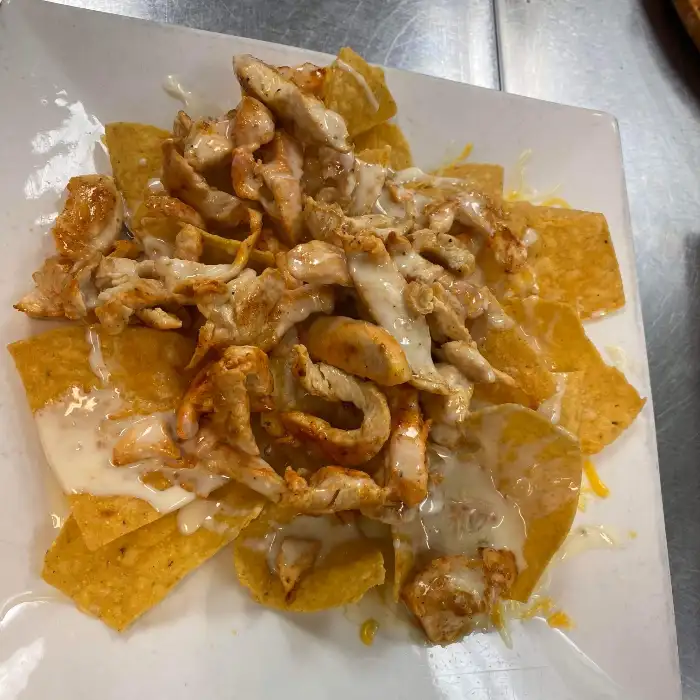 Grilled Chicken Nachos.