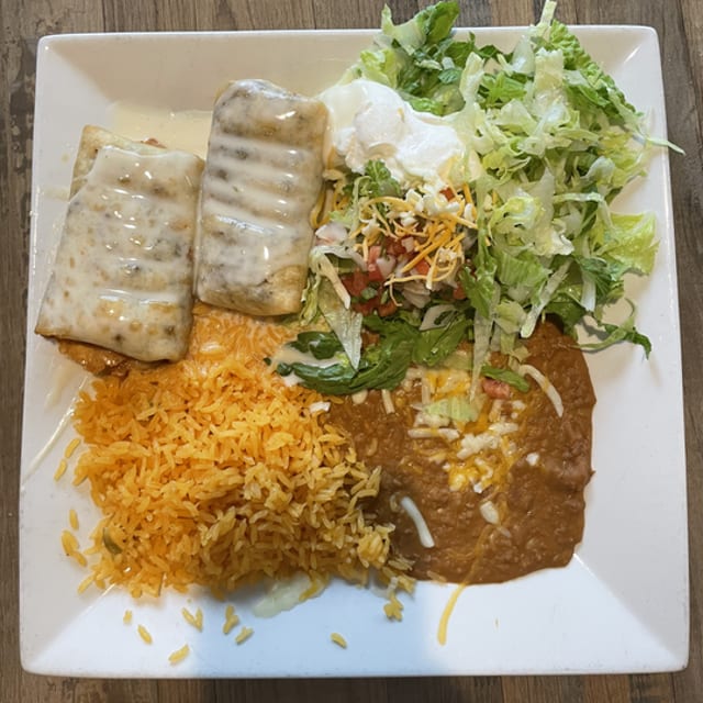 Chimichangas.