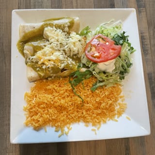 Lunch Enchiladas Verdes
