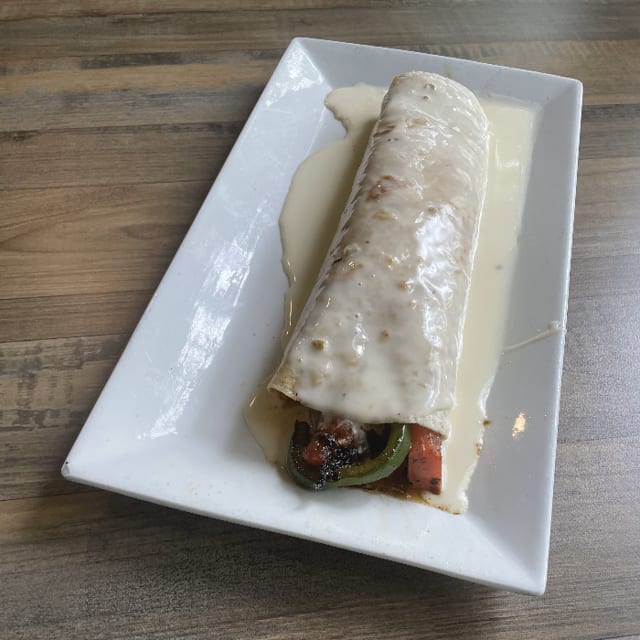 Lunch Fajita Burrito.